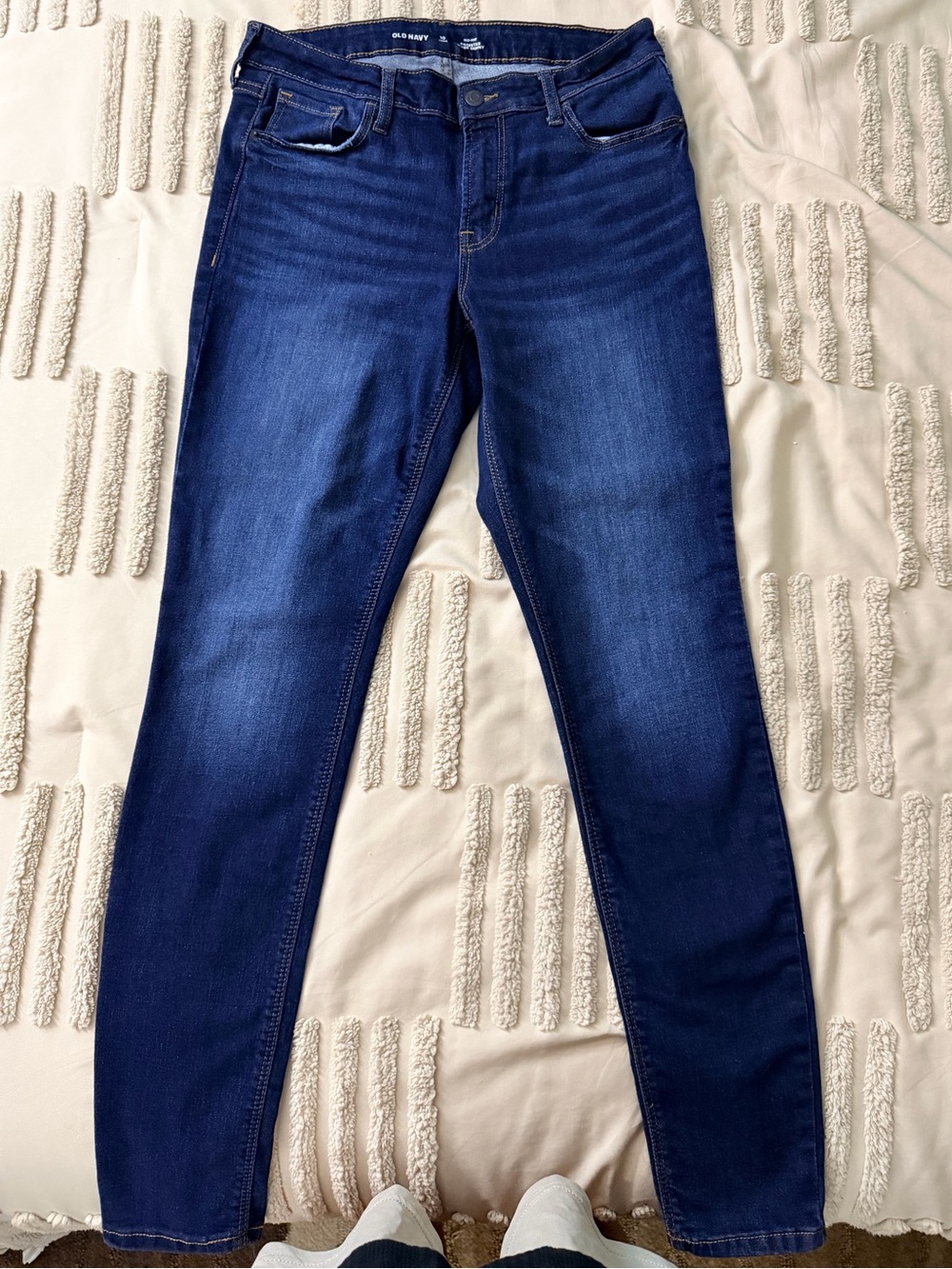 Old Navy Women's Deep Blue Skinny Jeans